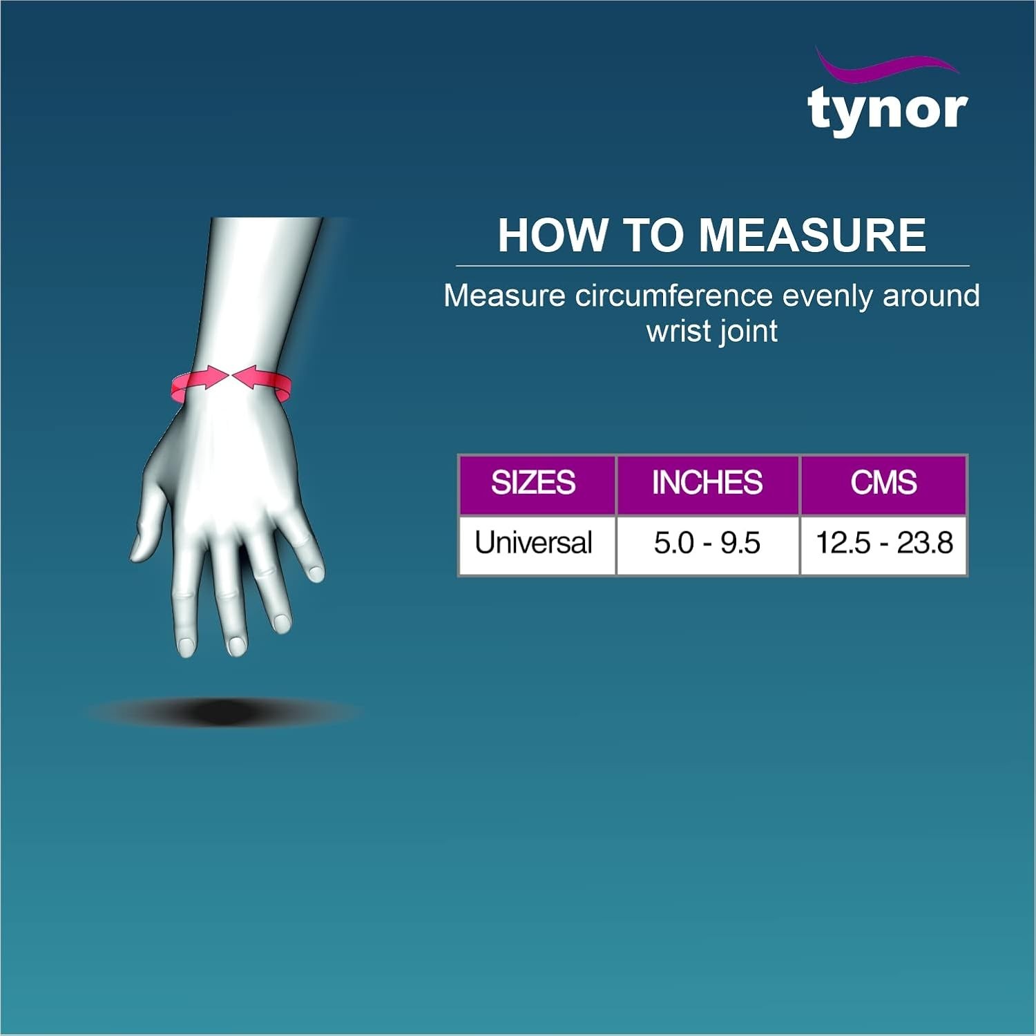 TYNOR Thumb Spica Splint Support Immobilization for Injury Arthritis Tendon Brac