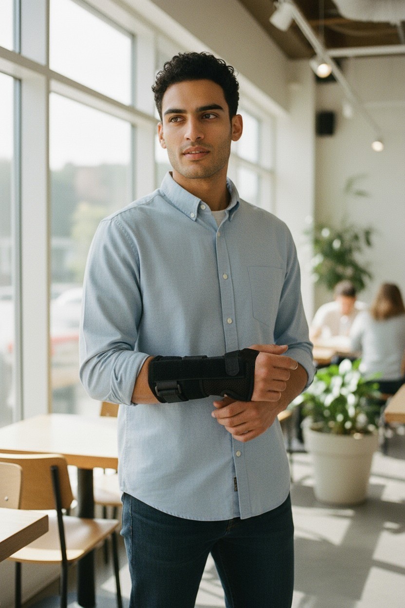 LTG PRO® Wrist Support Breathable Mesh Brace Splint Carpal Tunnel Sprain Strain
