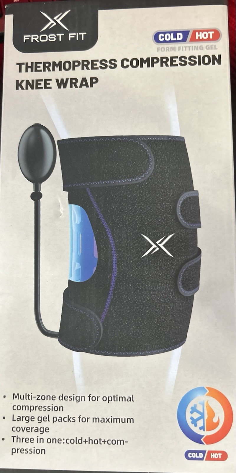Frost Fit Thermopress compression knee wrap / hot, cold