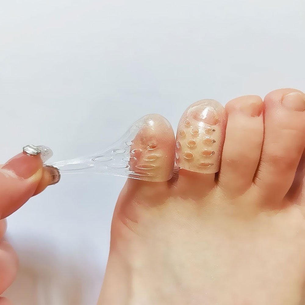 Silicone Toe Caps Anti-Friction Breathable Toe Protector Prevents Blisters JQ