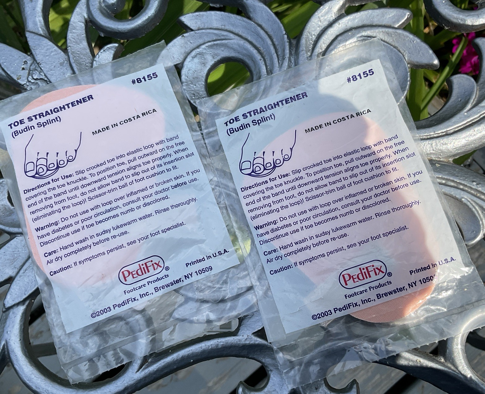 PediFix Toe Straightener Bunion Splint 8155 Lot Of 2 New