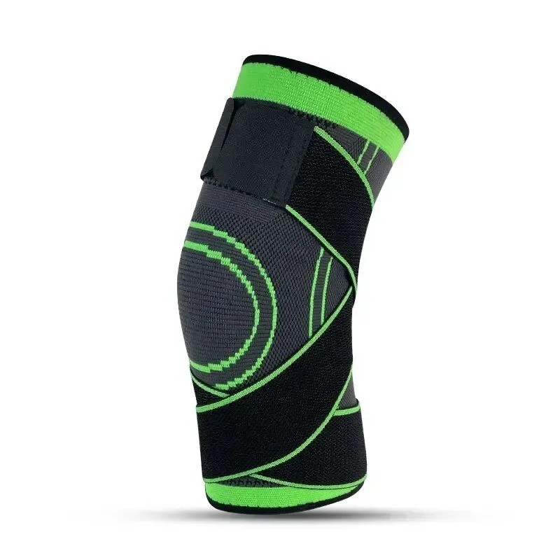 Knee Compression Sleeve Adjustable Strap Support Brace Running Sports Fitness
