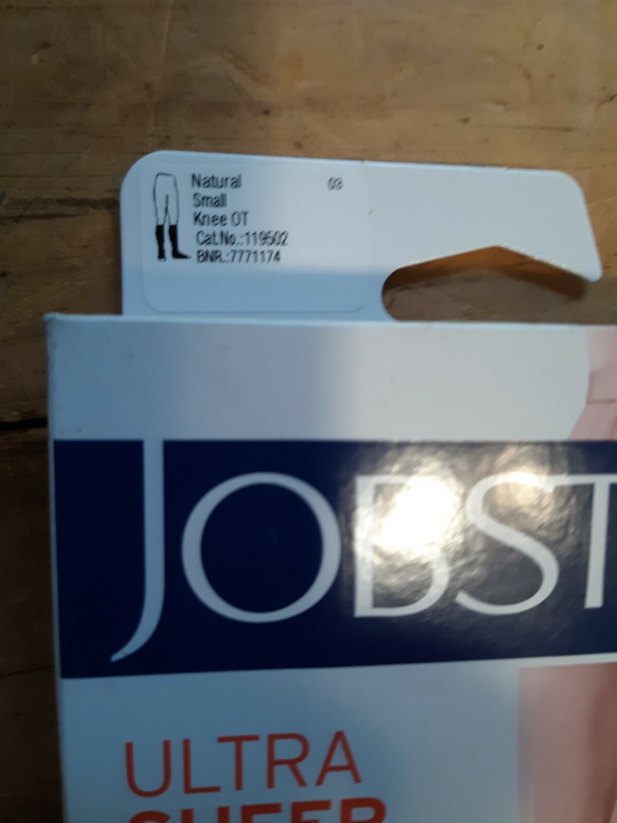 Jobst Natural Small Knee OT 15-20mmhg