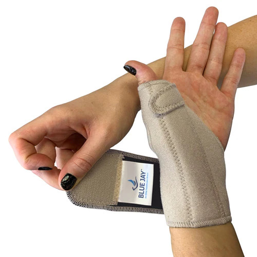 Blue Jay Adjustable Thumb Support with Stabilizing Stay Beige 2 Sizes