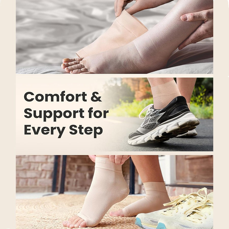 3PK Neuropathy Socks Soothe Relief Compression Socks 20-30mmHg Circulation Socks