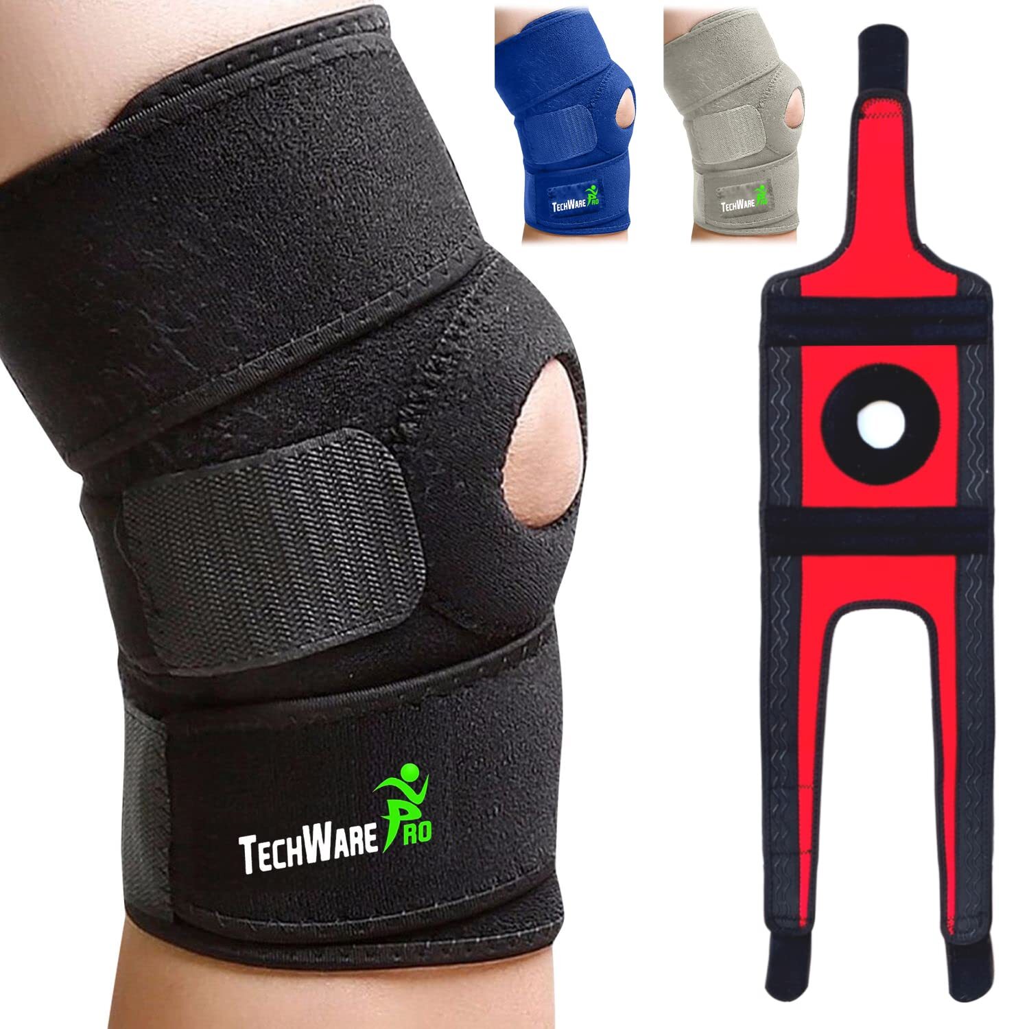 Knee Brace Support – Relieves ACL LCL MCL Meniscus Tear Arthritis Tendonitis …