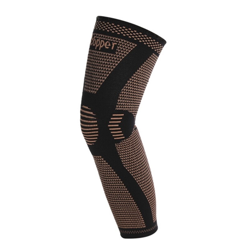 Knee Compression Brace Long Knee Warmer Workout Running Gym Fitness Knee Support