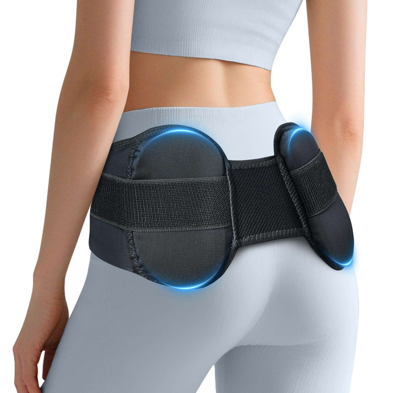 TASZOOS Sacroiliac Belt for Women & Men – Adjustable Hip Multi-Size, Beige
