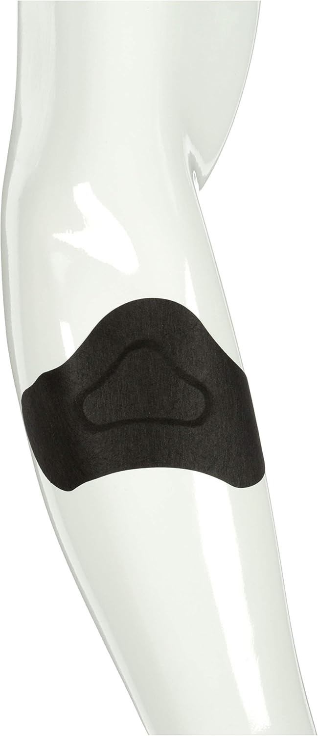 ACE Kinesiology Elbow Support, (2 PACK) Flexible Fiber, Pre-Cut Design Contours
