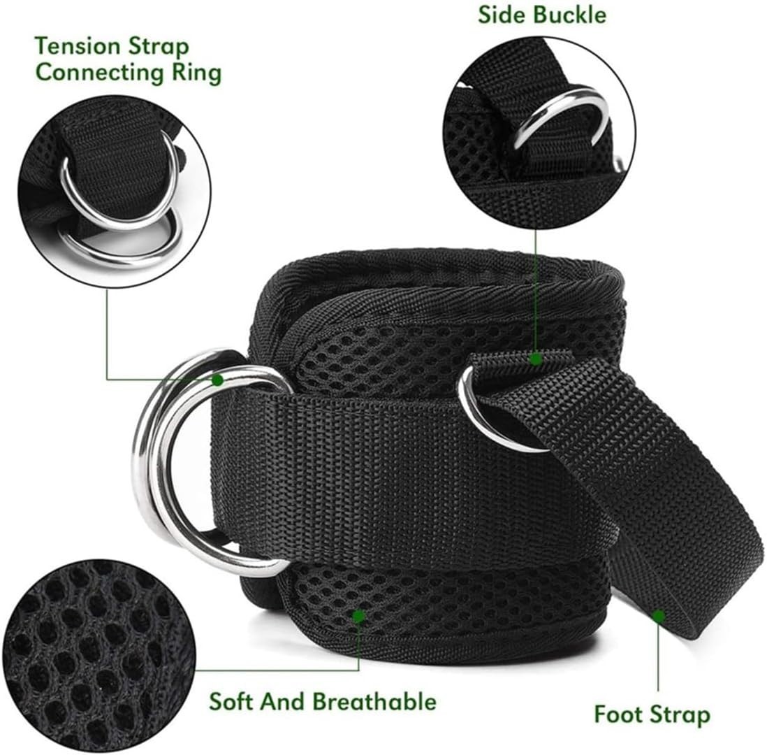 Lightweight Ankle Protectors with D-Ring Attachments – Enhance Workout Stability