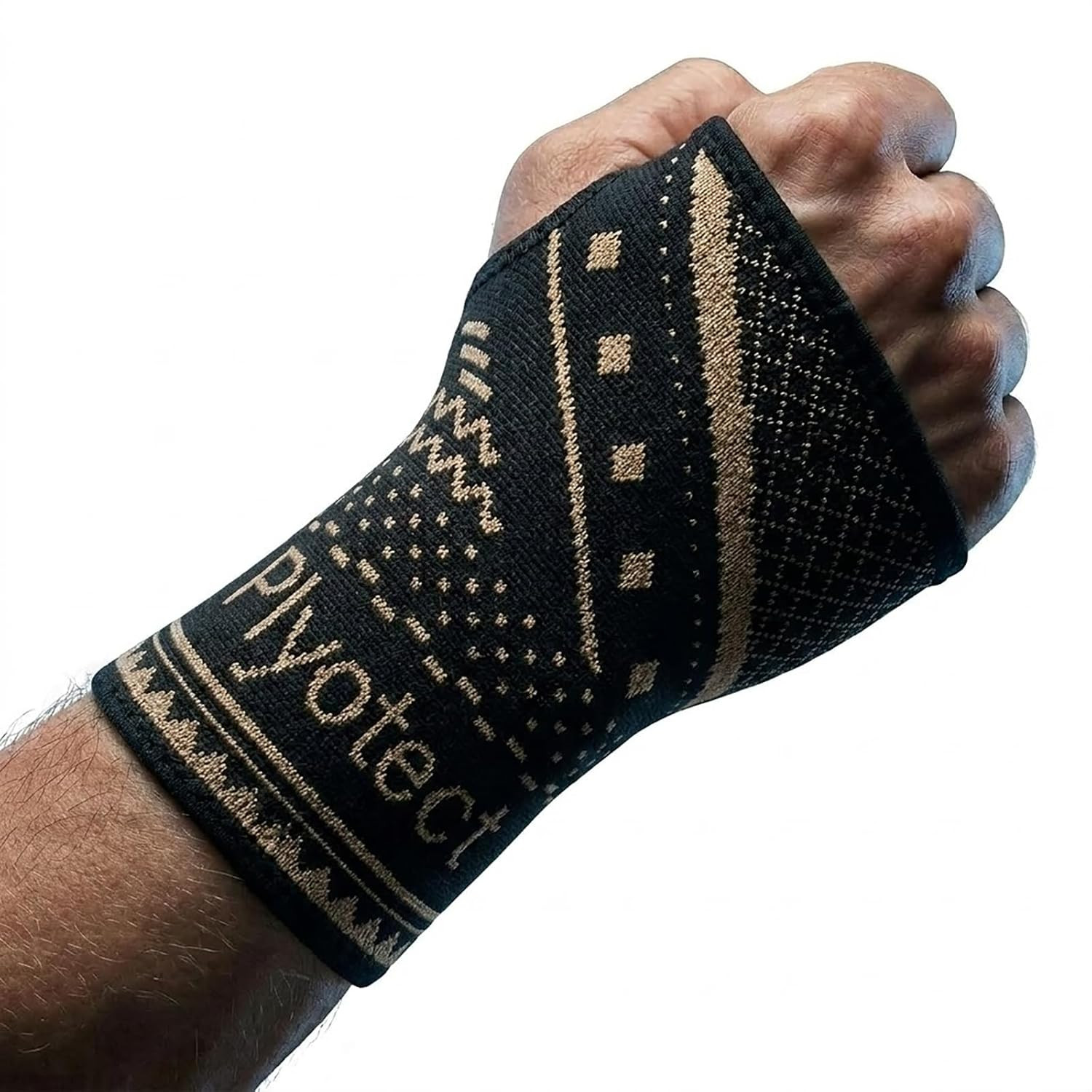 2 Pack Wrist Compression Sleeve – Copper Infused Wrist Brace for Carpal Tunnel,