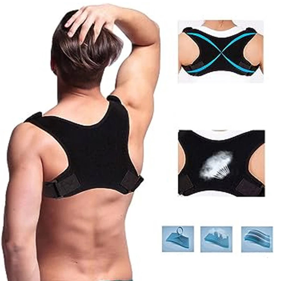 Back Posture Corrector Shoulder Straight Support Brace Belt Therapy Men Women