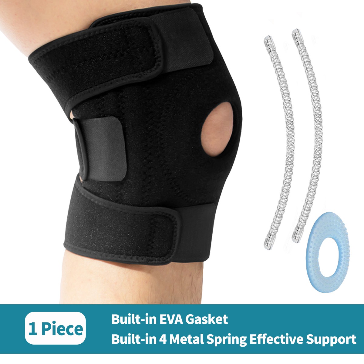 Knee Sleeve Compression Brace Support For Sports Joint Pain Arthritis Relief Gym