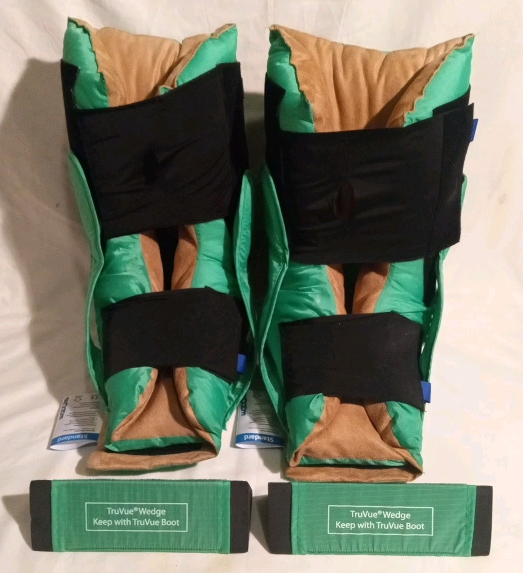 EHOB TruVue Standard Heel Protector Ulcer Prevention Boot + Wedge (1pr) TRUVUESD