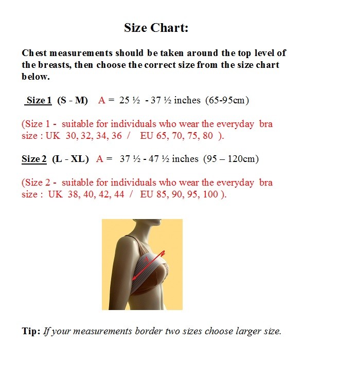 NEW Breast Implant BAND Belt Support Augmentation Post Surgery Mammoplasty