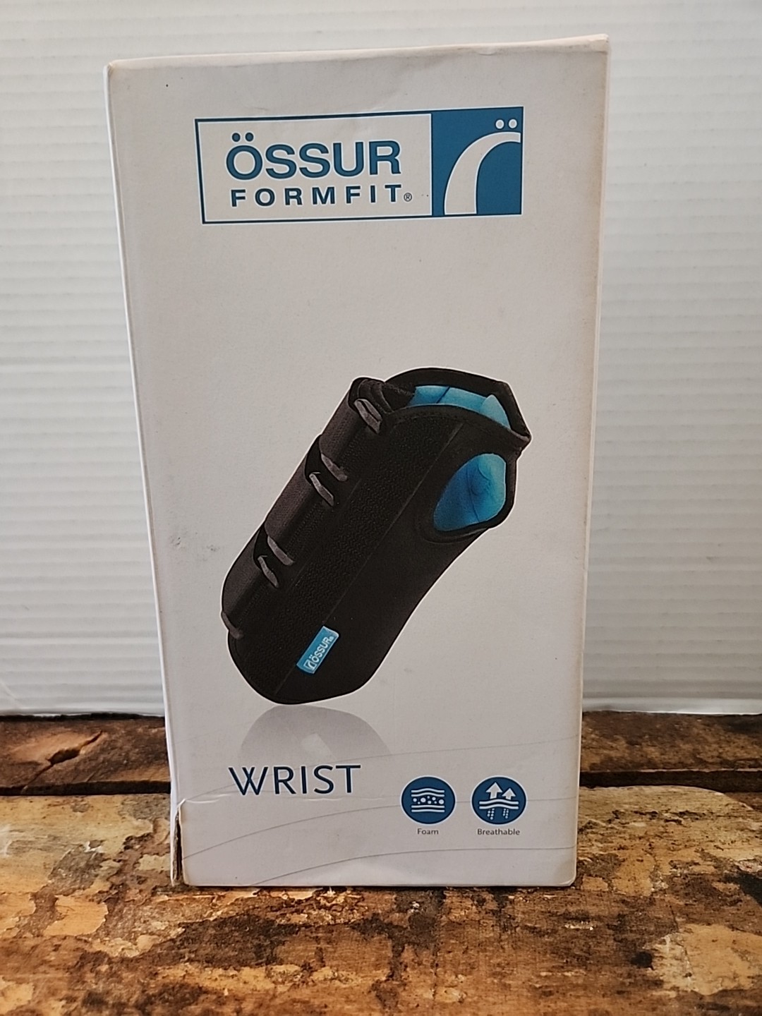 OSSUR 8″ WRIST BRACE, LEFT HAND, X-LARGE, BLACK, NEW