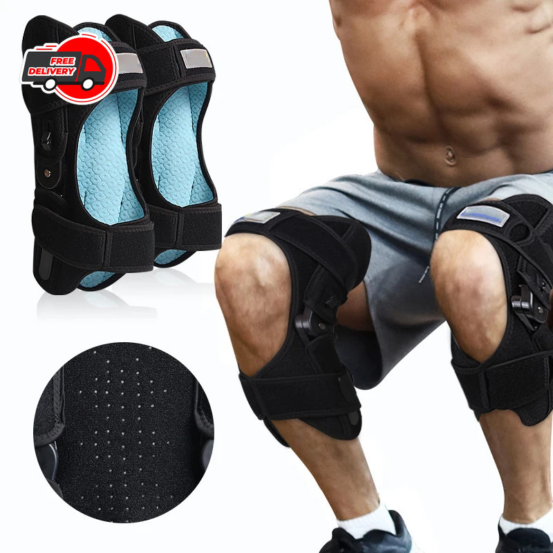 New Knee Booster Shift Knee Brace Adjustable Hinged Knee Orthosis Brace Supports