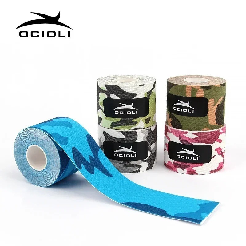 1 Roll Camouflage Kinesiology Tape Sports Athletic Bandage Knee Elbow Brace