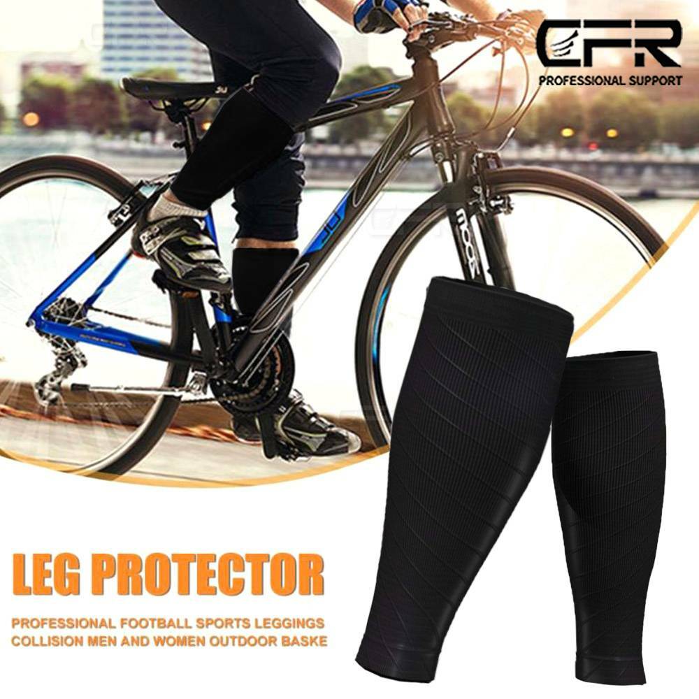 2pc Calf Sleeves Leg Support Compression Socks Running Shin Splint Varicose Vein