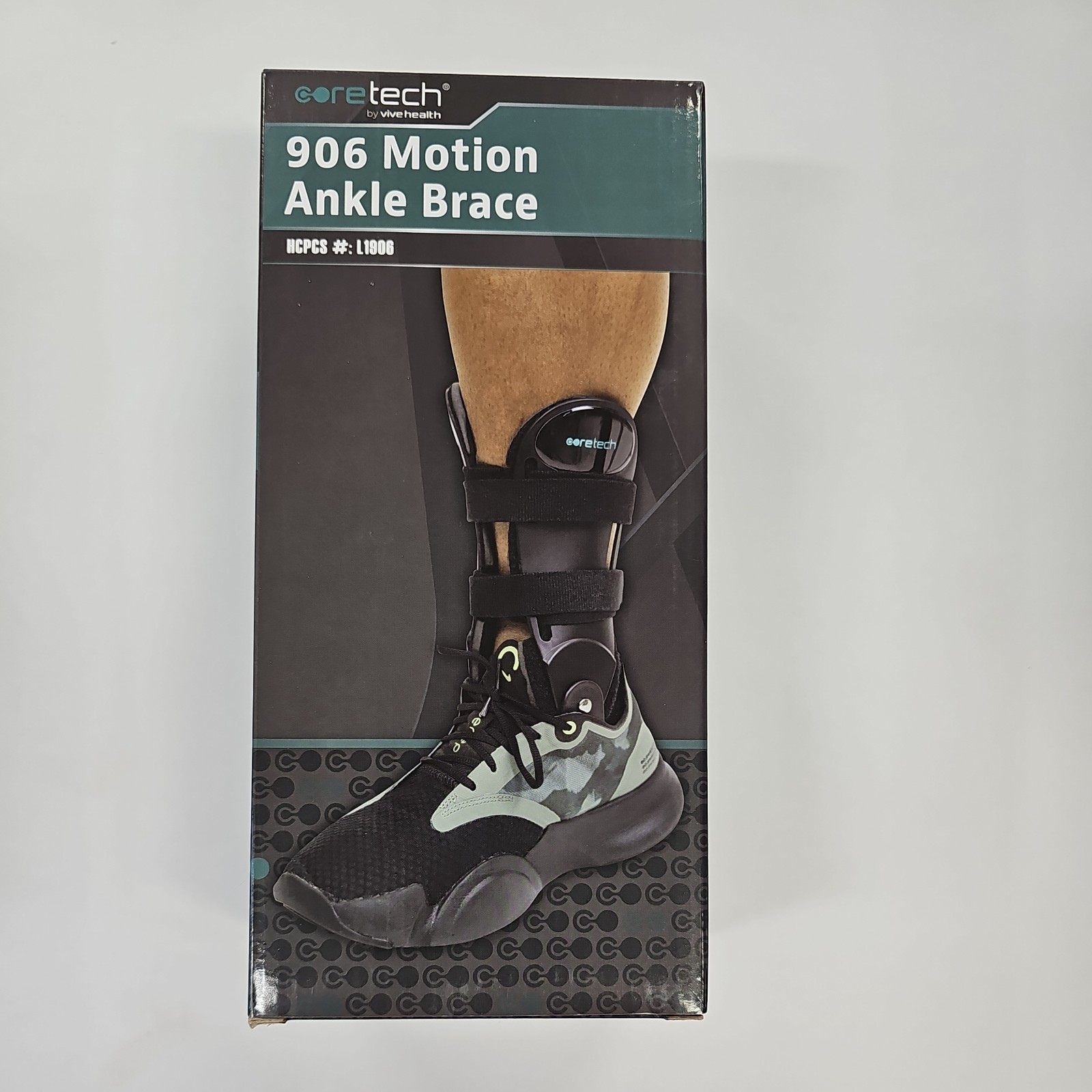 Coretech 906 Motion Ankle Brace by Vive Health. Small Right Foot