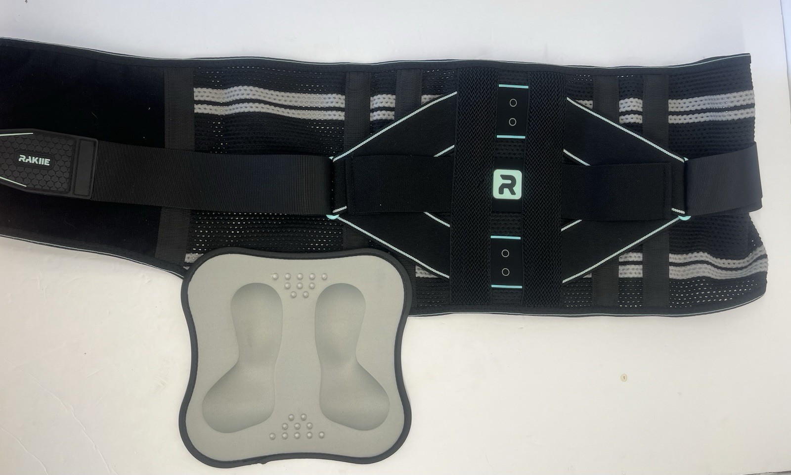 Back Brace Belt By Rakiie Integrated Lumbar Support for Men & Women Breathable