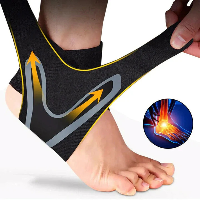 Ankle Brace Compression Support Plantar Fasciitis Pain Relief Adjustable Neopren