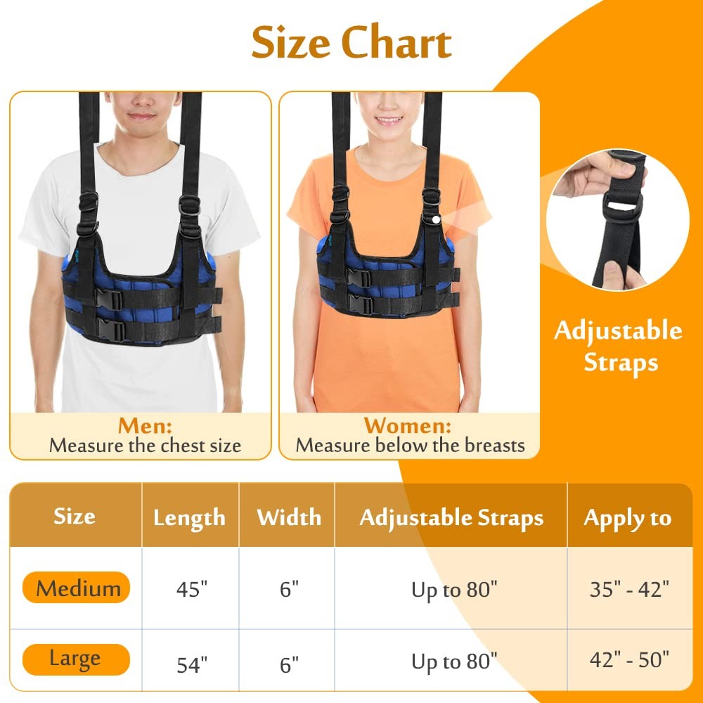 Back Stretcher, Lumbar Traction Device, Spine Decompression Belt for Pain Relief