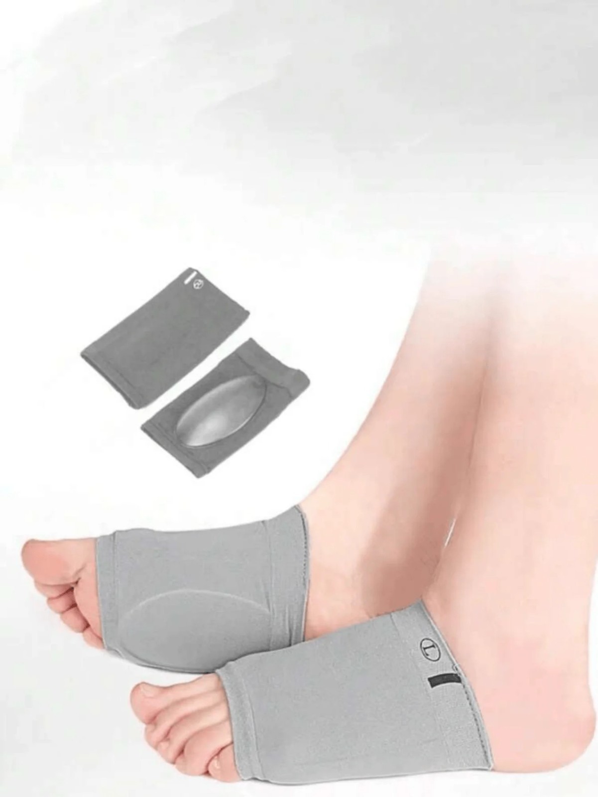 2*Arch Support Gel Pad Compression Support Sleeves Foot Relief Plantar Fasciitis
