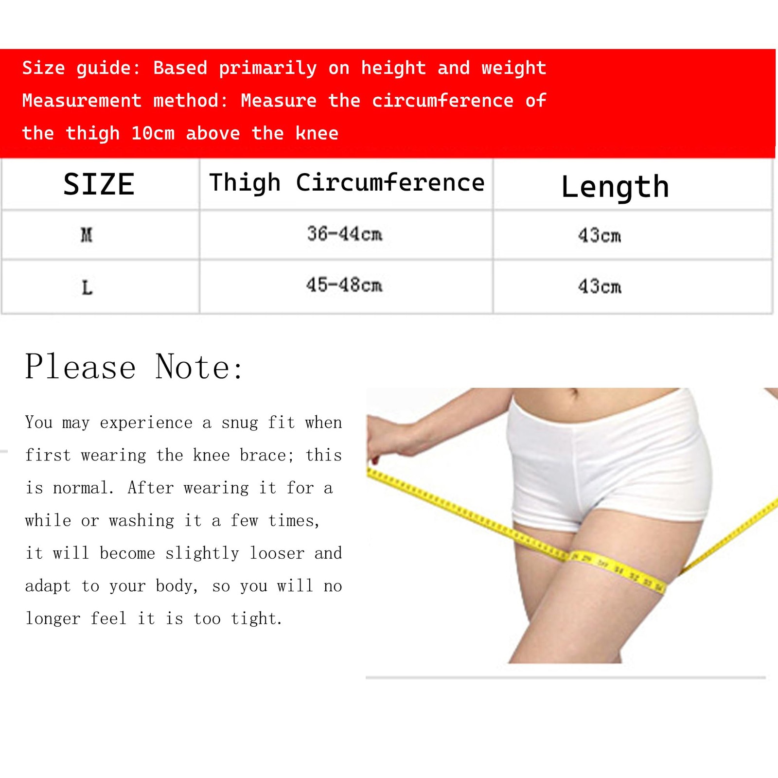 Sieafan Knee Brace – Compression Sleeve Women Men – Bamboo Medium, Gray