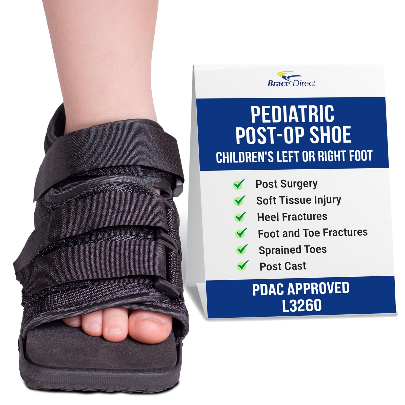 Pediatric Post Op Shoe for Kids – Recovery Shoe for Children with Adjustable …