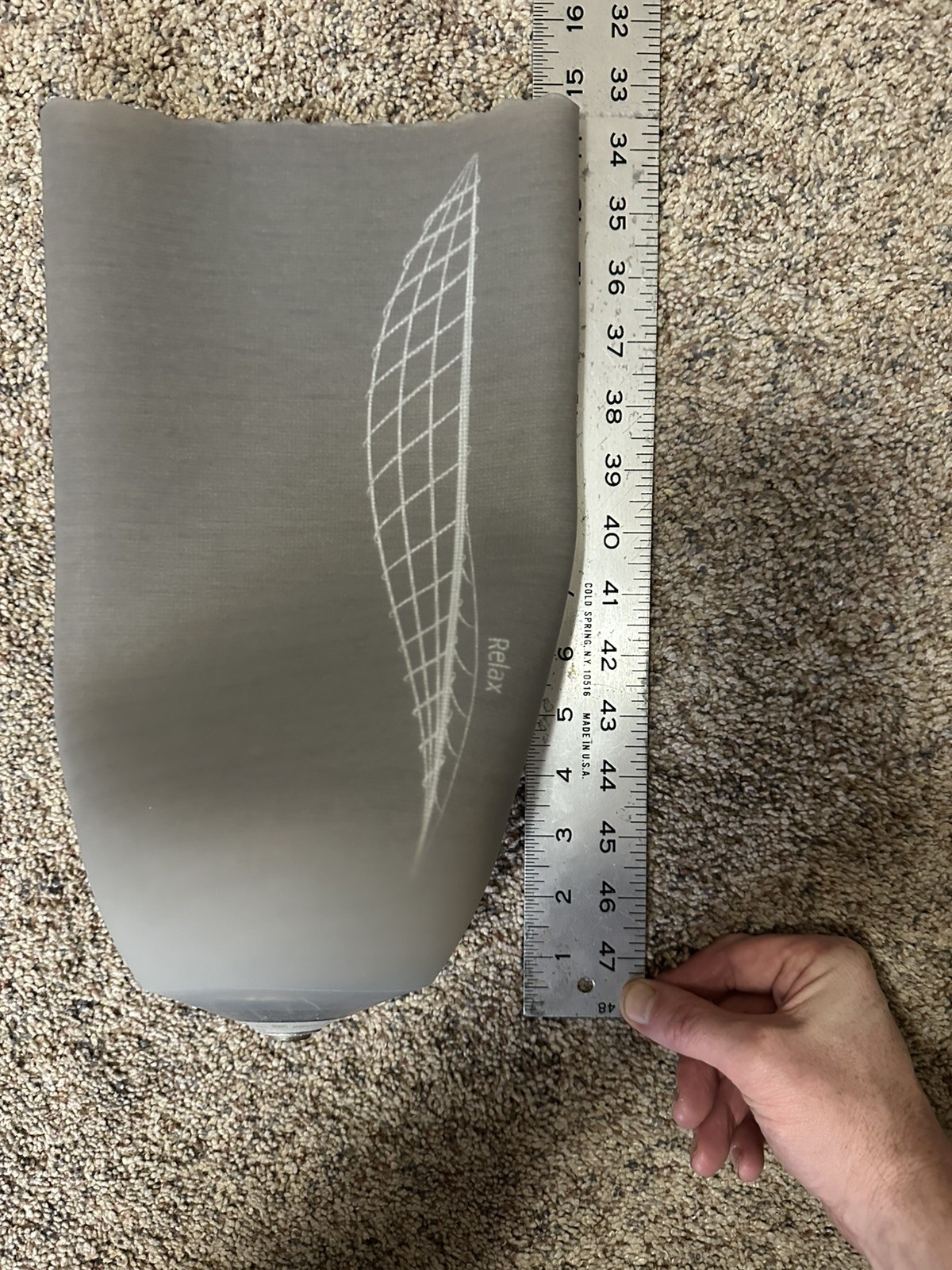 OSSUR Relax Above Knee Locking Prosthetic Silicone Liner Size 43/3 Used