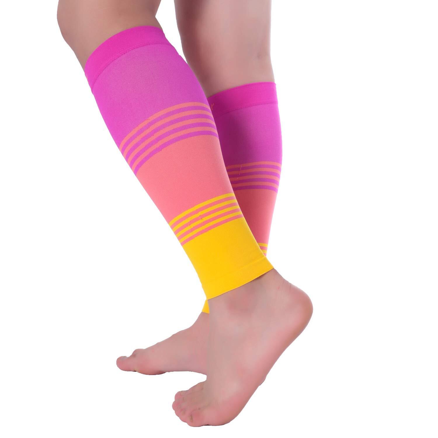 Compression Calf Sleeve for Men & Women, Medical Grade, 20-30mmHg Graduated S…