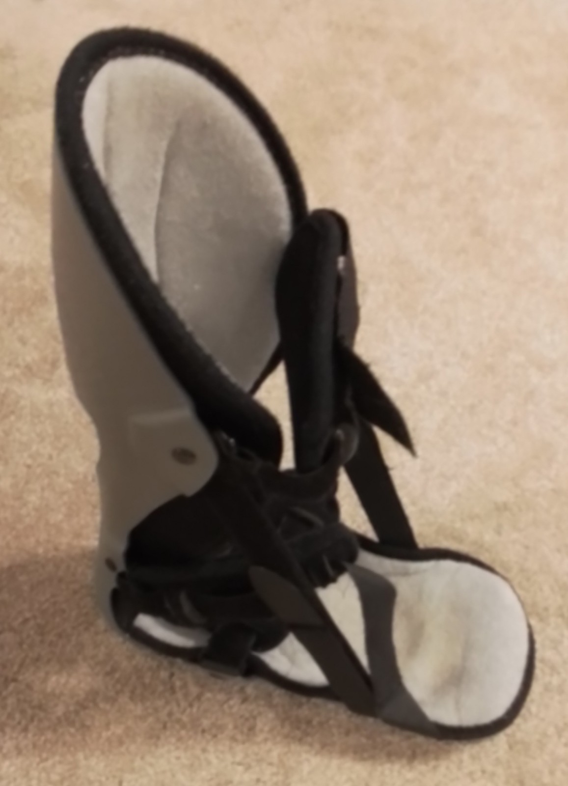 Procare Orthopedic Adjustable Walking Boot Gray Black Large Immobilizer
