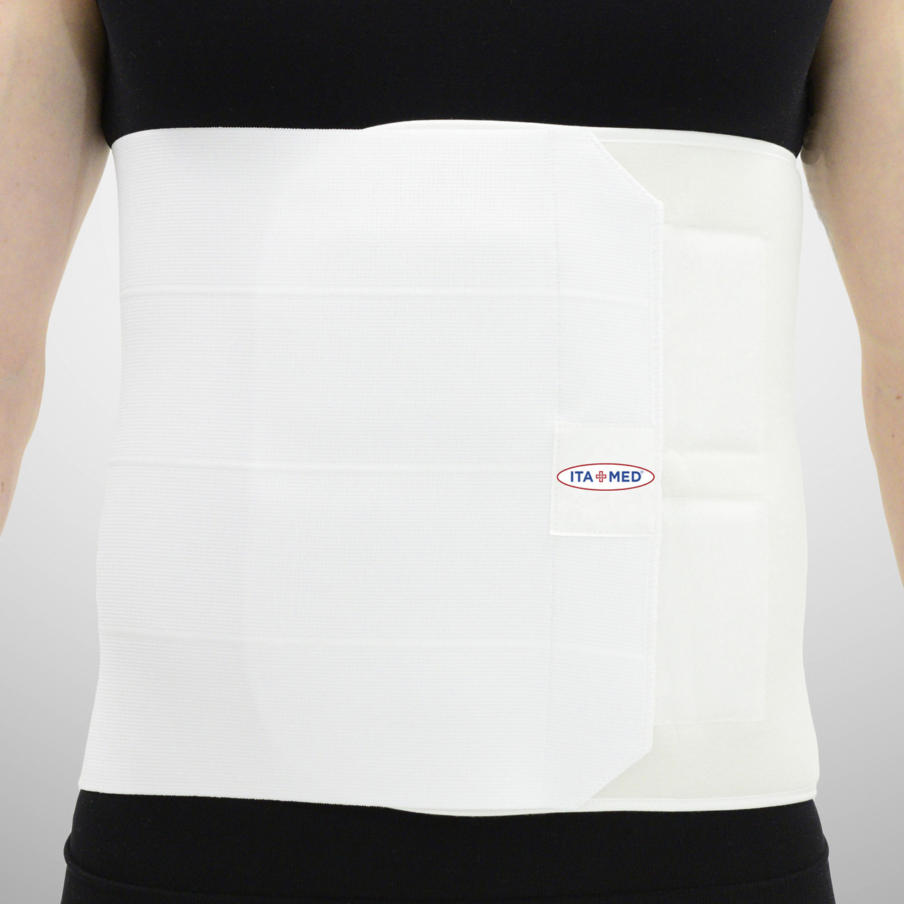 ITA-MED UNISEX Standard Elastic Abdominal Support Binder -12″ Wide – Made in USA
