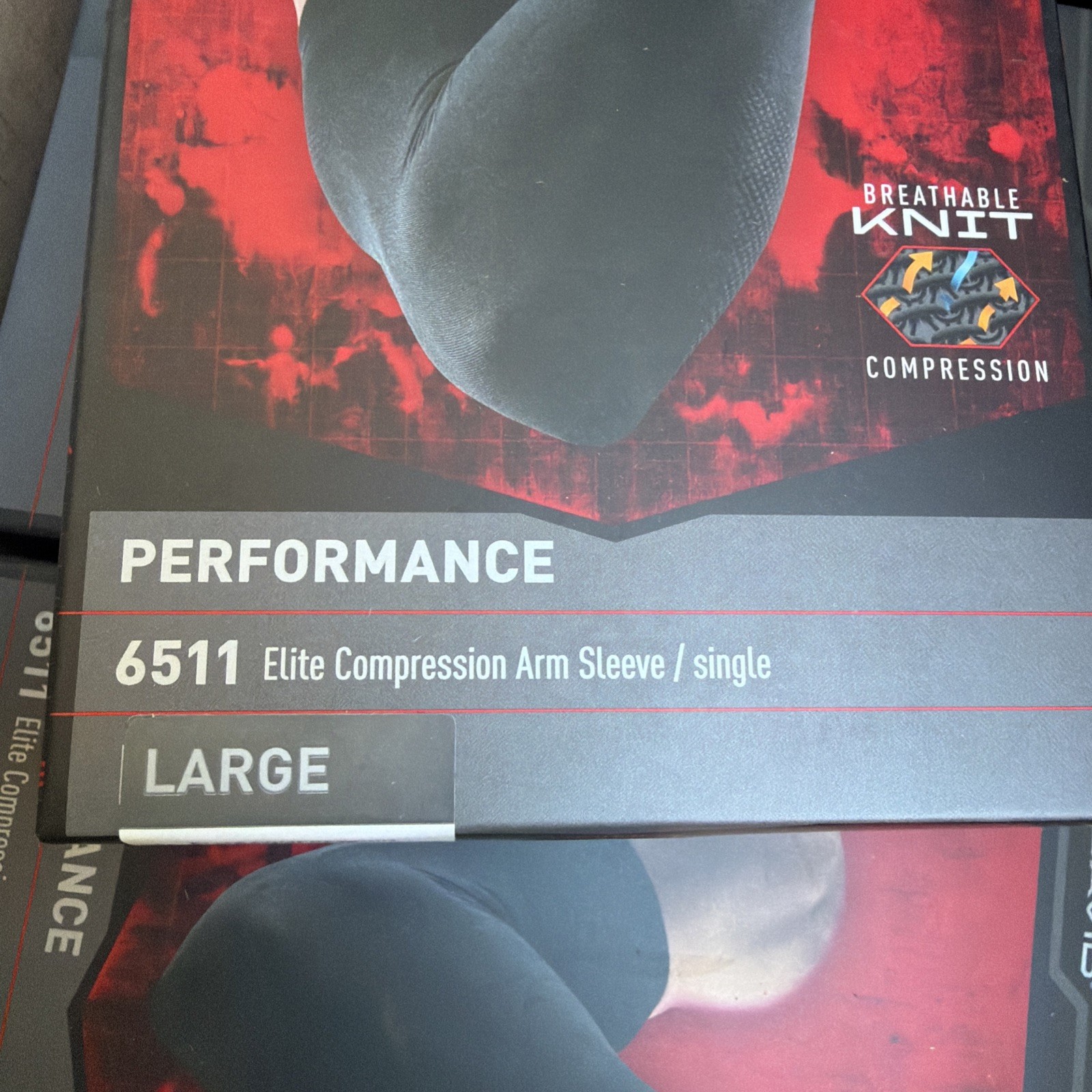 New! McDavid 6511 elite compression arm sleeve/single large 12–13