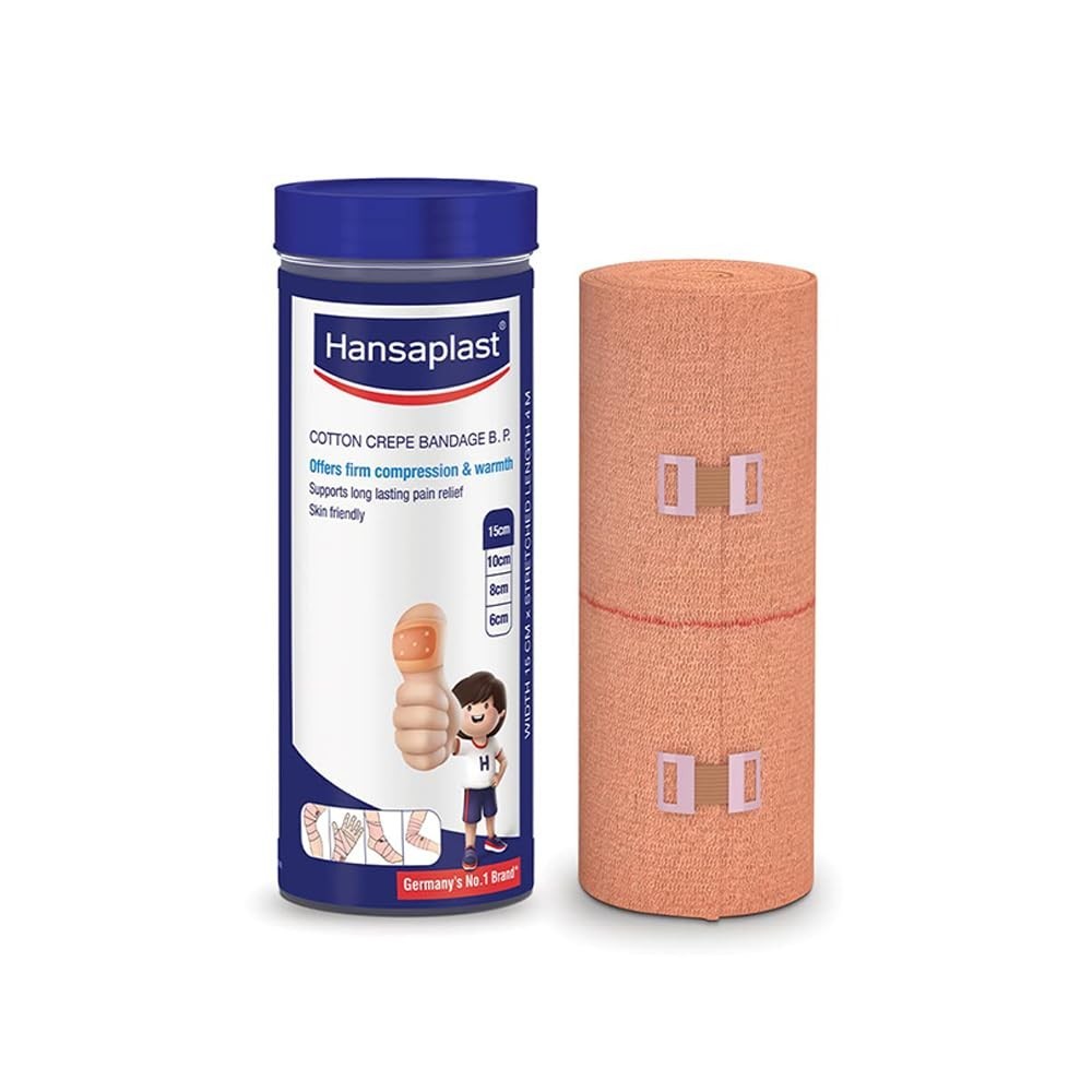 Hansaplast Soft Cotton Crepe Bandage Pain Relief Hands Legs Ankle Support Firm15