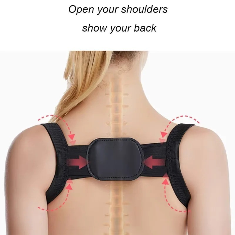 Adjustable Posture Corrector Back Support Shoulder Belt Rectify Straighten Corre
