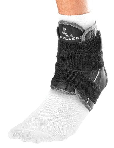 Mueller Hg80 Soft Ankle Brace with Straps Ankle Support Stabilizer