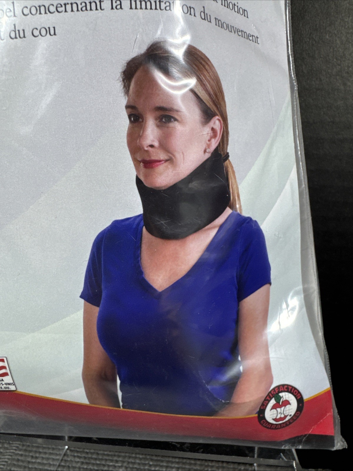 Neck Brace Foam Cervical Collar 2.5 Inch 6 cm Small-P Black New