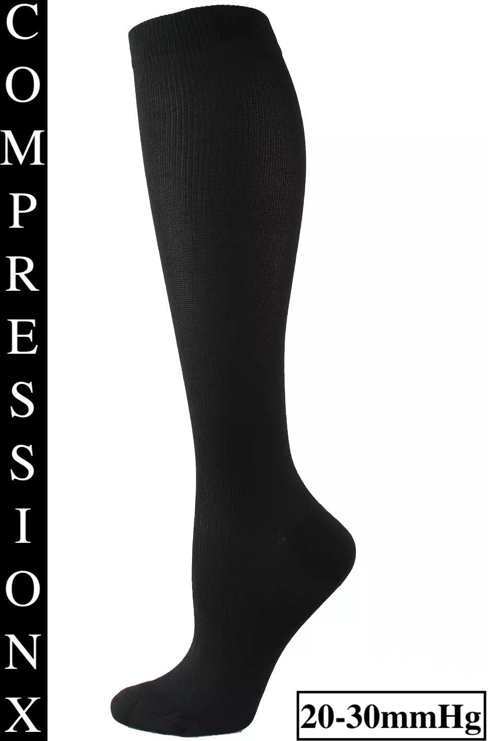 2 Pair Compression Socks Stockings 20-30 mmHg Medical Mens and Women’s S-4XL