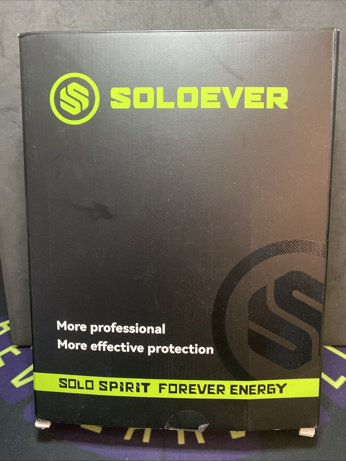 SOLOEVER Unisex Work Back Brace Adjustable Support Belt XL Open Box F1