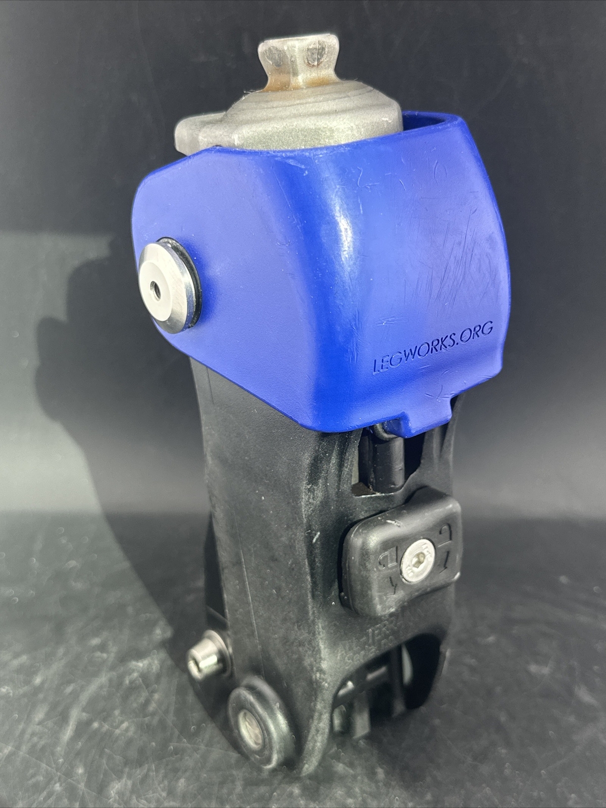 all terrain Allterrain Premium prosthetic knee with stance flexion adapter.