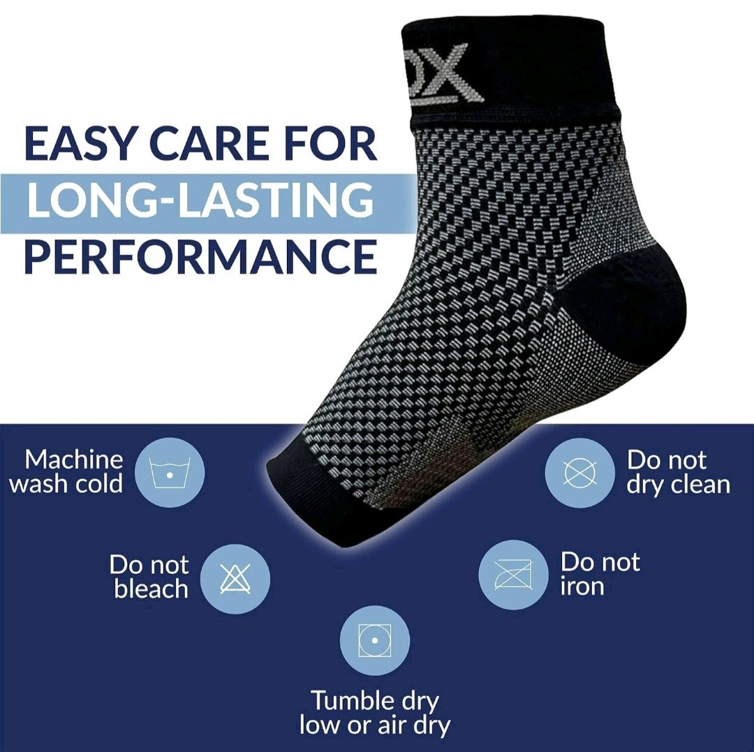 Lot of 2 SB SOX Plantar Fasciitis Compression Socks Arch Support Low Cut MEDIUM