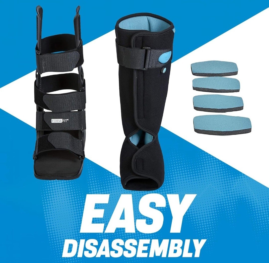 (Lot Of 2) Ossur Formfit Walker Boot with Air Medical Grade Walking Boot XL