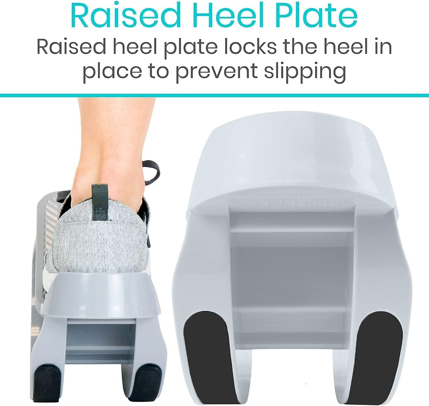 Vive Foot Rocker Calf Stretcher Achilles Tendinitis Standard Gray Heel Feet Shin