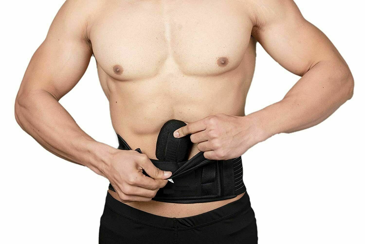 Umbilical Hernia Support Belt Abdominal Navel Truss One Removable Pad NHS