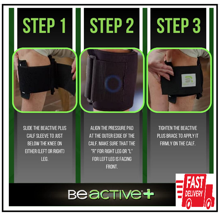 BEACTIVE Plus Acupressure System – Sciatica Pain Relief Brace For Sciatic Ner