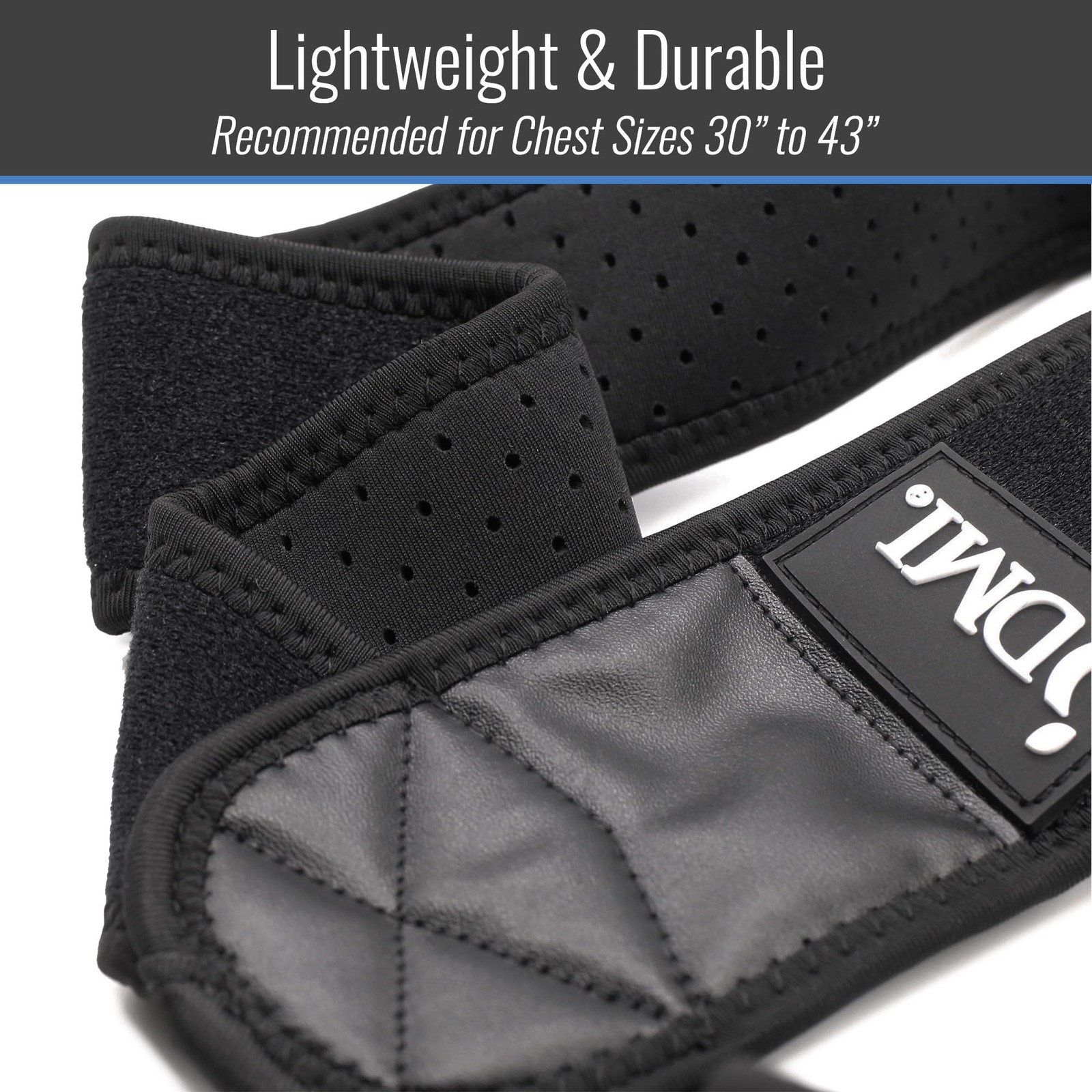 DMI Adjustable Posture Corrector for Men & Women, Back One Size, Black