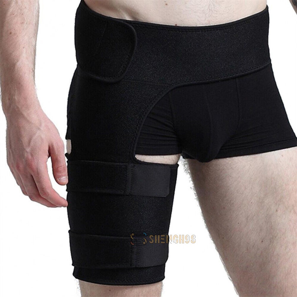 Hip Brace Compression Support Wrap for Sciatica Relief Thigh Recovery Left Right