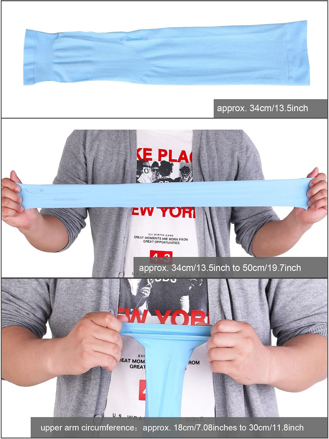 10 Pairs UV Arm Sleeve for Men Women Cooling Tattoo Cover up Compression Sun Pro